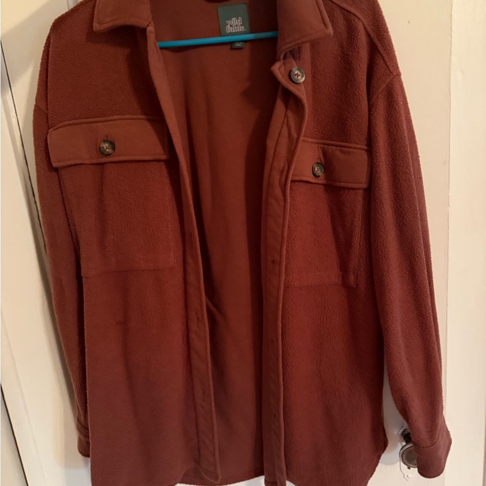 Wild Fable Men's Rust Shirt Jacket